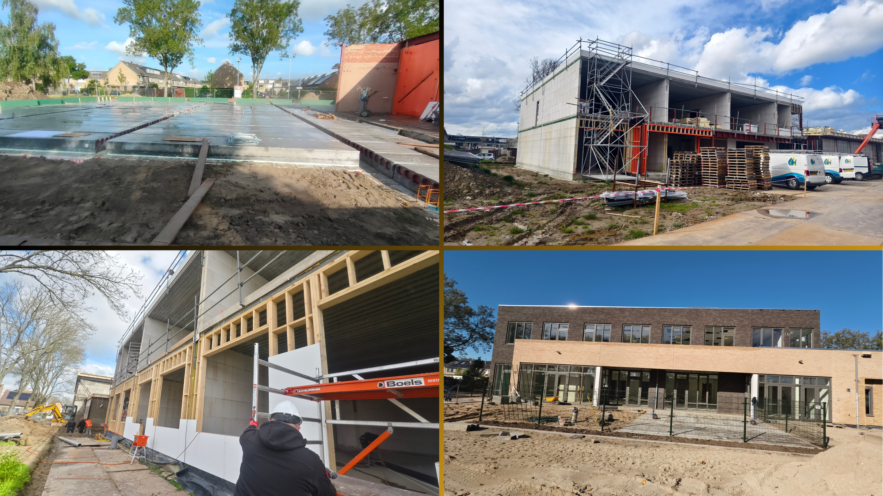 Large commercial construction project
